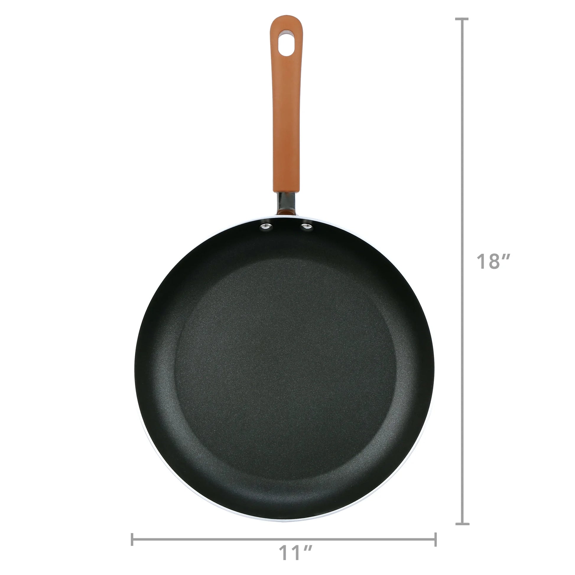 17 Piece Non-Stick Cookware Set, Pots & Pans with Foldable Knob, Space Saving, Stackable, Nylon Tools Set, Induction Base, Brown