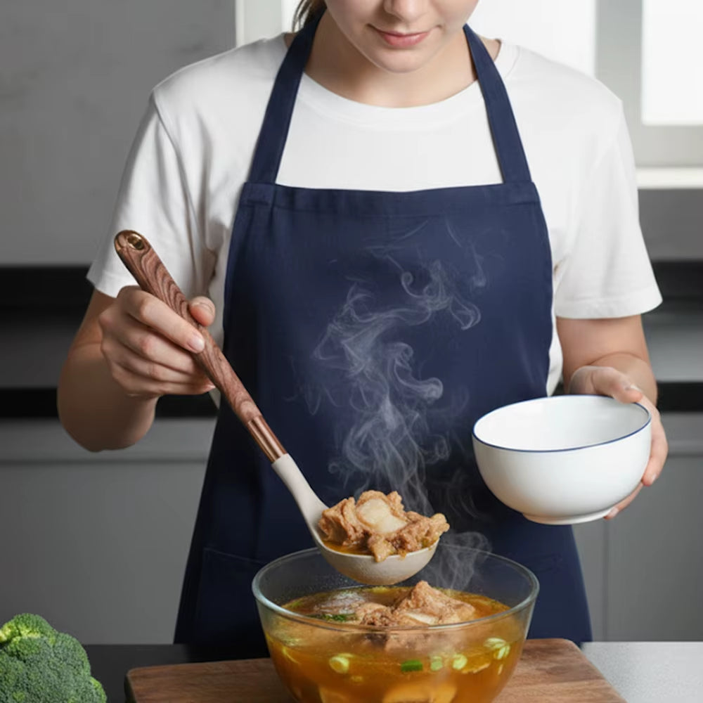 Gold Plated Handle Silicone Cooking Utensils Set Kitchen Non-Stick Tool Gadgets BPA FREE Kitchenware Heat Resistant Spatula Set