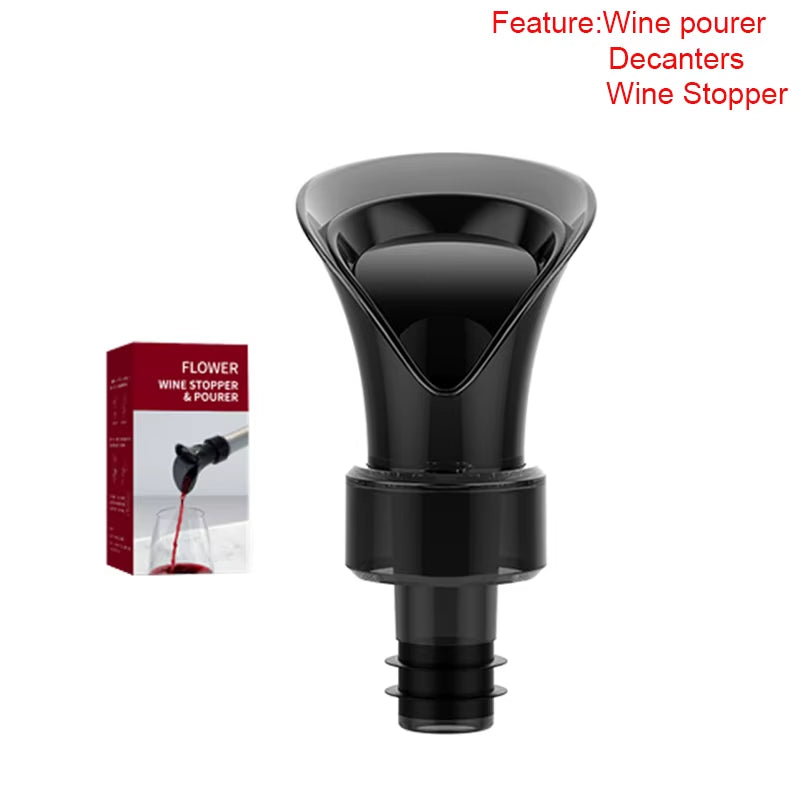 Wine Decanters Pourer - Premium Pourer and Decanter Spout Wine Pourers Wine Stoppers